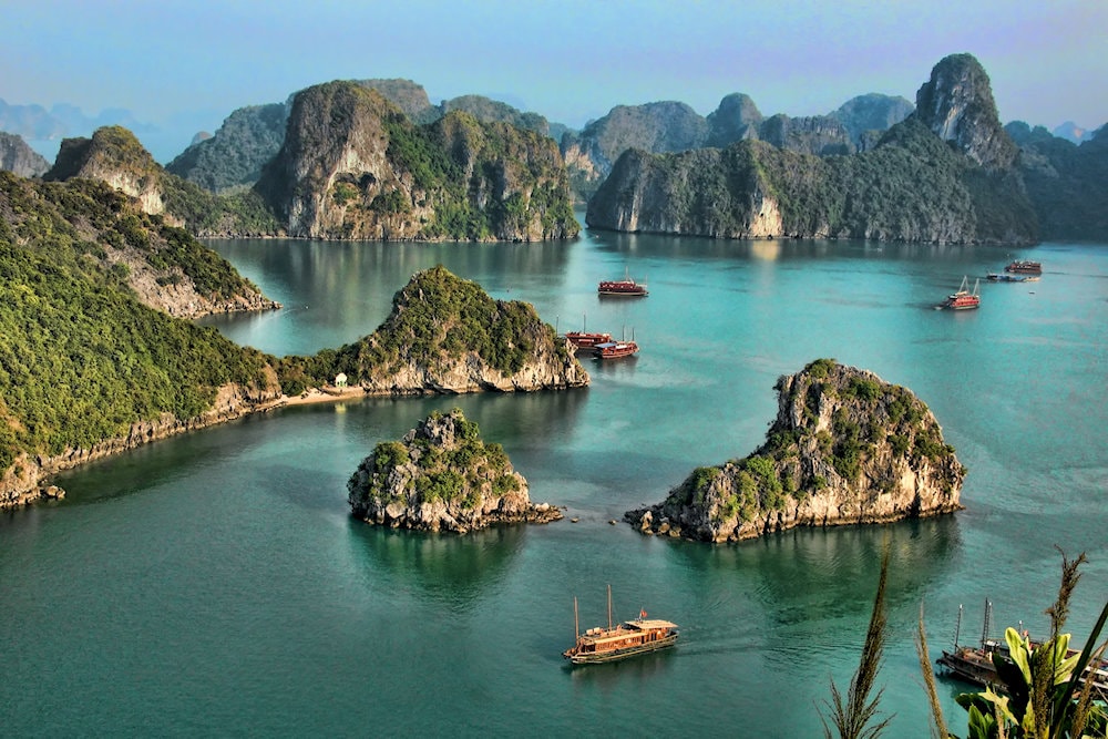 Cruising through Ha Long Bay offers an unforgettable journey among dramatic limestone karsts and mystical caves 